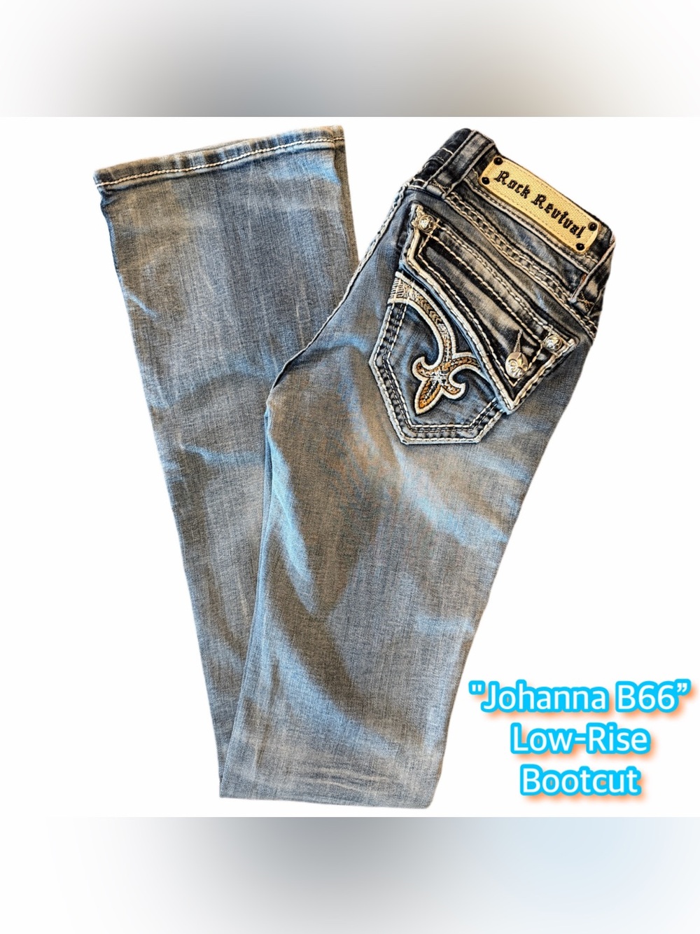 Rock Revival Johanna Size 24 Women’s Bootcut Jeans